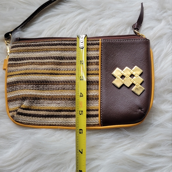 claudia g fabric brown clutch - Picture 5 of 7